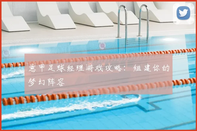 意甲足球经理游戏攻略:组建你的梦幻阵容
